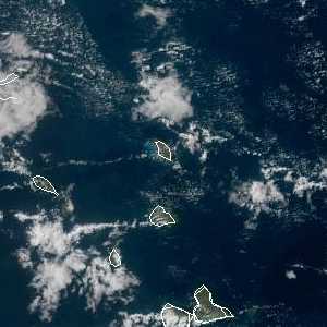 météo tropicale : Image satellite .