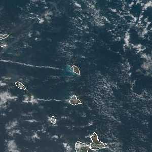 météo tropicale : Image satellite .
