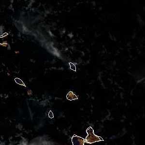 météo tropicale : Image satellite .