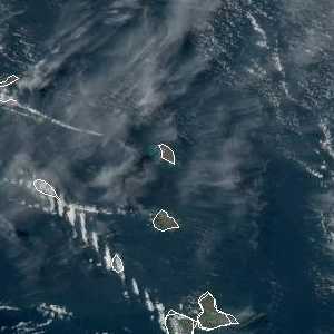 météo tropicale : Image satellite .