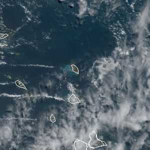 météo tropicale : Image satellite .