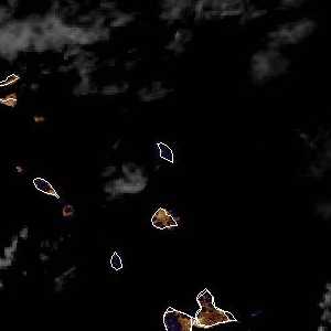 météo tropicale : Image satellite .