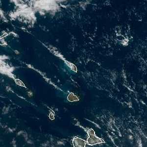 météo tropicale : Image satellite .