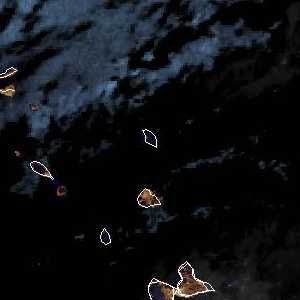 météo tropicale : Image satellite .