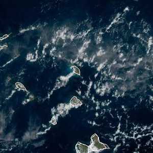 météo tropicale : Image satellite .
