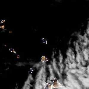 météo tropicale : Image satellite .