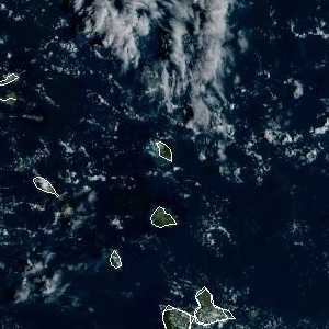 météo tropicale : Image satellite .