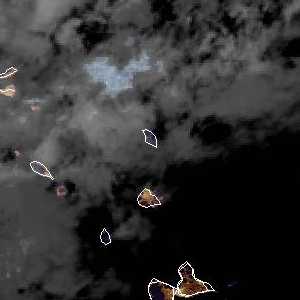 météo tropicale : Image satellite .