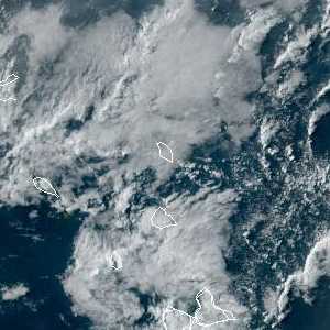 météo tropicale : Image satellite .