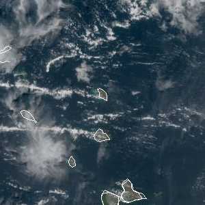 météo tropicale : Image satellite .