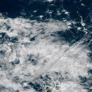 météo tropicale : Image satellite .