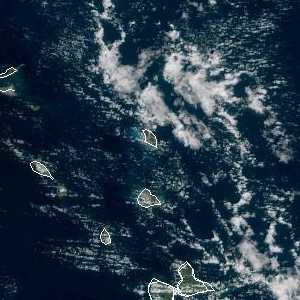 météo tropicale : Image satellite .