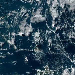 météo tropicale : Image satellite .