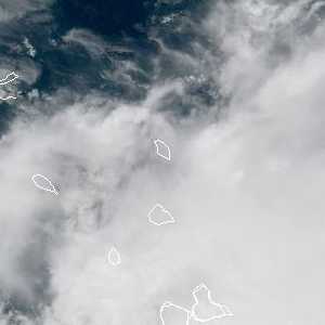 météo tropicale : Image satellite .