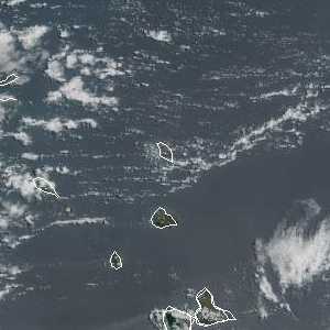 météo tropicale : Image satellite .