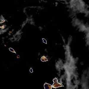 météo tropicale : Image satellite .