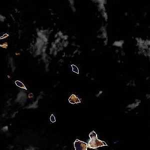 météo tropicale : Image satellite .