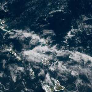 météo tropicale : Image satellite .
