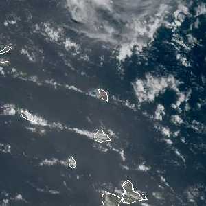 météo tropicale : Image satellite .