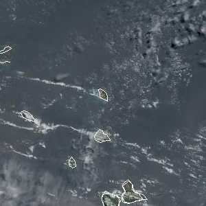 météo tropicale : Image satellite .