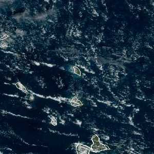 météo tropicale : Image satellite .