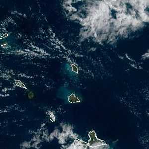 météo tropicale : Image satellite .