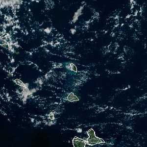 météo tropicale : Image satellite .