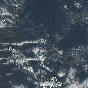 météo tropicale : Image satellite .