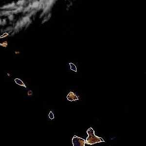 météo tropicale : Image satellite .