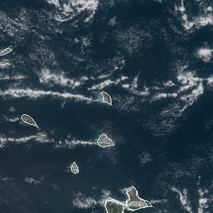 météo tropicale : Image satellite .