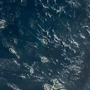 météo tropicale : Image satellite .