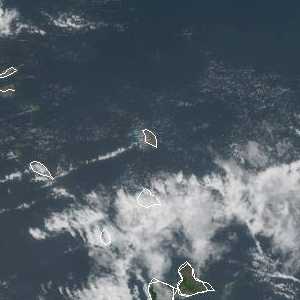 météo tropicale : Image satellite .