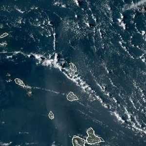 météo tropicale : Image satellite .
