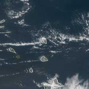 météo tropicale : Image satellite .