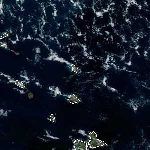 météo tropicale : Image satellite .