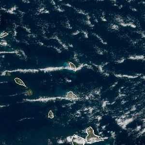 météo tropicale : Image satellite .