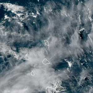 météo tropicale : Image satellite .