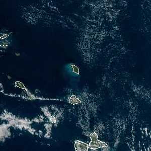 météo tropicale : Image satellite .