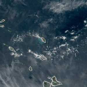 météo tropicale : Image satellite .