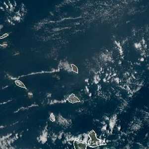 météo tropicale : Image satellite .