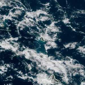 météo tropicale : Image satellite .