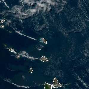 météo tropicale : Image satellite .