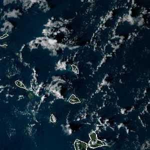 météo tropicale : Image satellite .