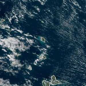 météo tropicale : Image satellite .