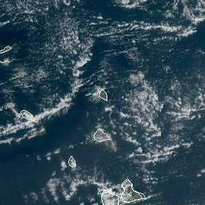 météo tropicale : Image satellite .