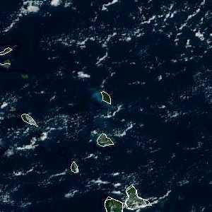 météo tropicale : Image satellite .