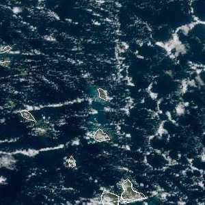 météo tropicale : Image satellite .