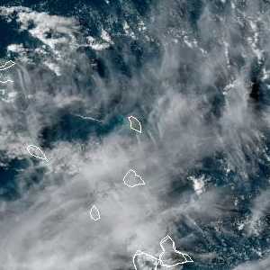 météo tropicale : Image satellite .