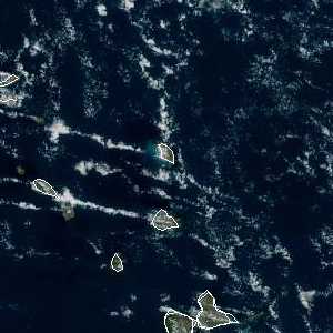 météo tropicale : Image satellite .