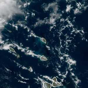 météo tropicale : Image satellite .